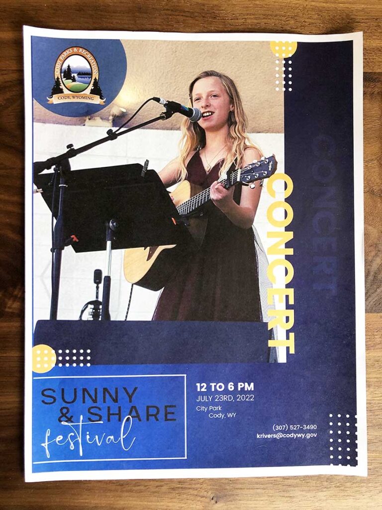 Sunny and Share Festival Cody Journal Cody Calendar