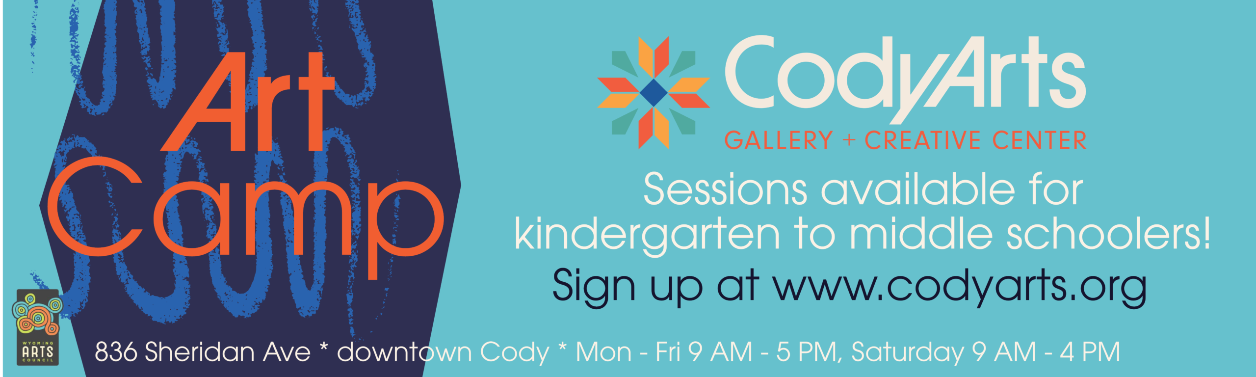 Cody Arts Art Camp for Kids Ad