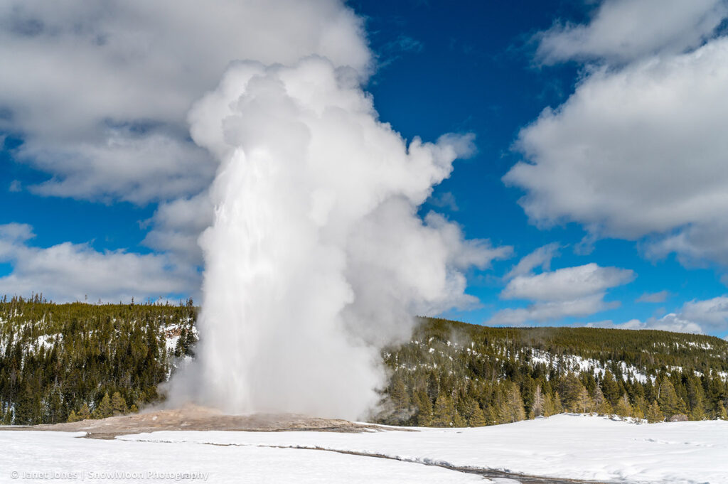 Old Faithful in Winter