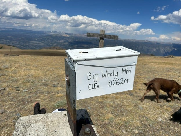 Big Windy Mountain, Elev. 10262 ft.
