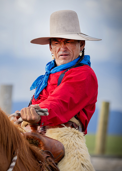 Eugene Brave Rock as Jackson Sundown in Buffalo Daze