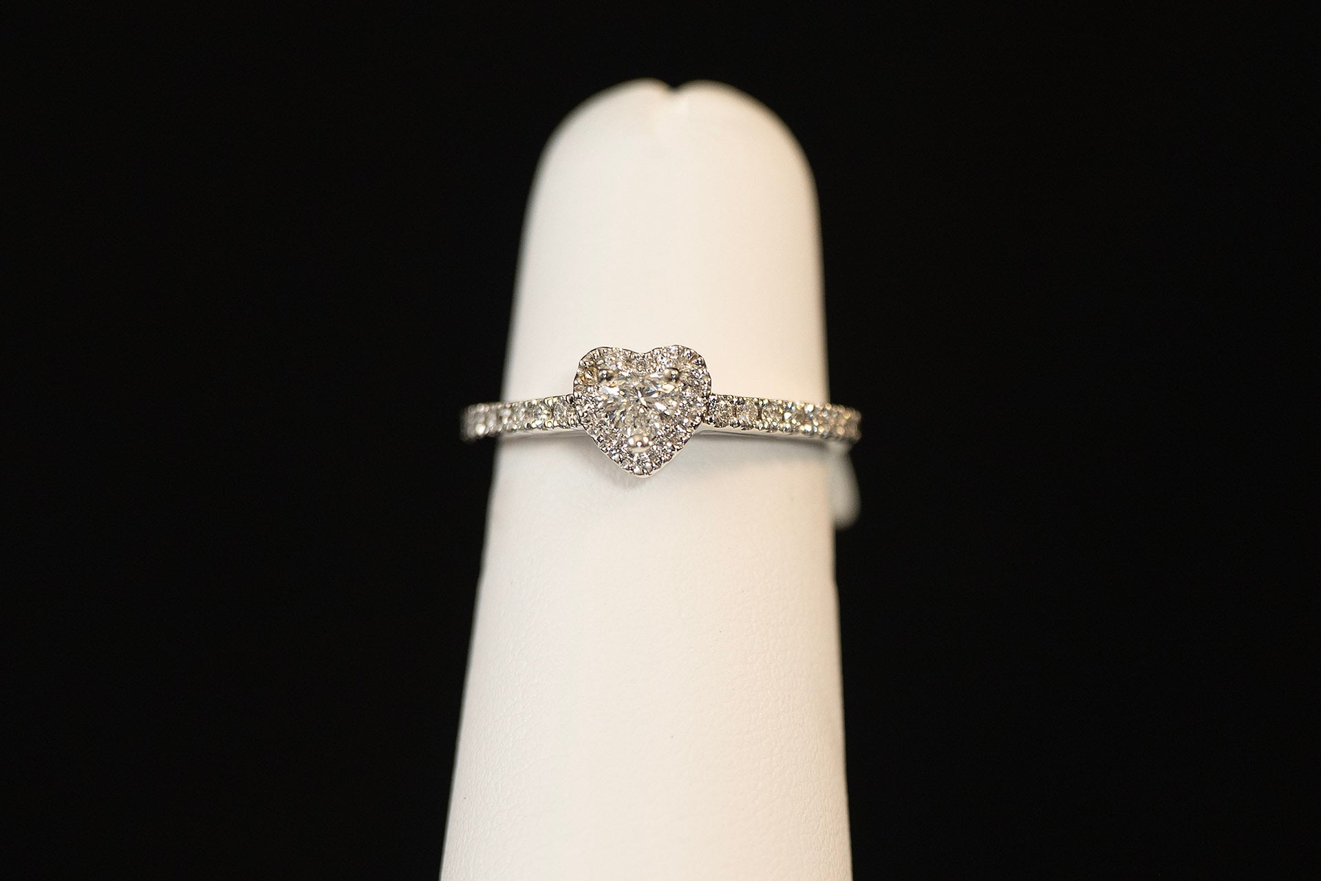 Cody Jewelers ring display, in Cody WY