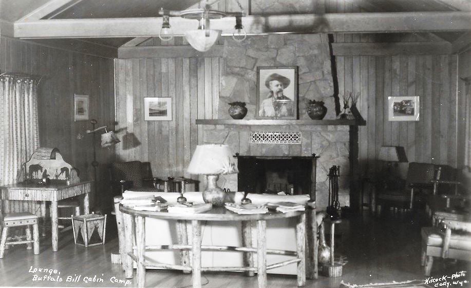 Lounge Area of the Buffalo Bill Cabin Camp