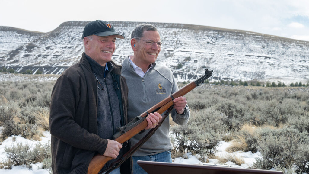 Governor, Senator Fire First Rounds at Wyoming's New Shooting Complex