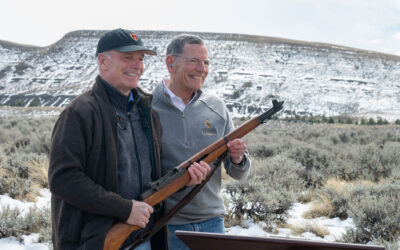 Governor, Senator Fire First Rounds at Wyoming’s New Shooting Complex