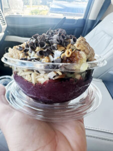 Altitude Acai's "To-go" Acai Bowl